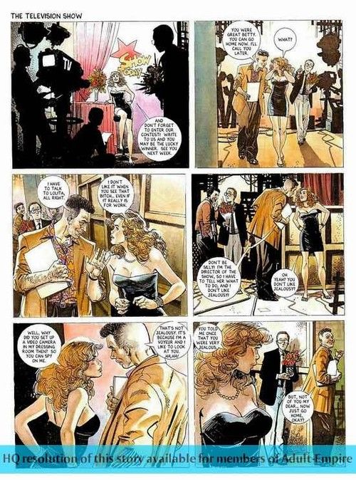 Sexy hooker with fuckable ears in sexual intercourse comics