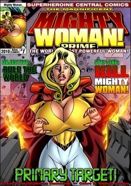 poderoso mujer el primer en Sly objetivo superheroína Central