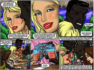 Flag Girls- Illustrated interracial - part 2